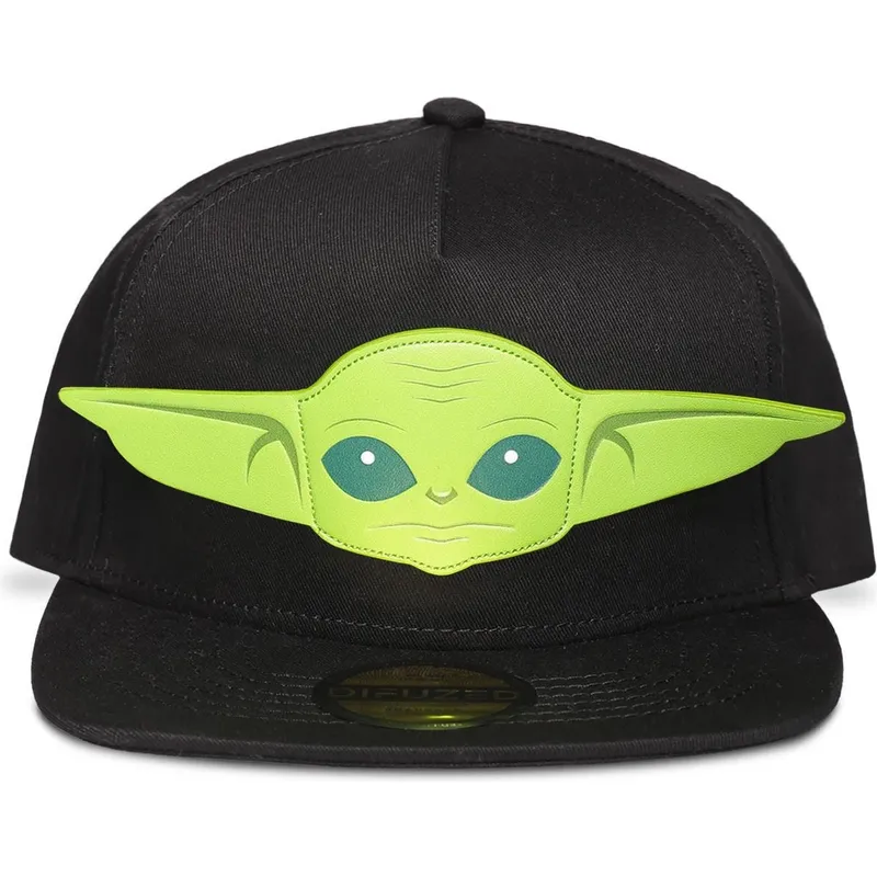 lippikset-littea-musta-snapback-lapsille-baby-yoda-the-mandalorian-difuzed