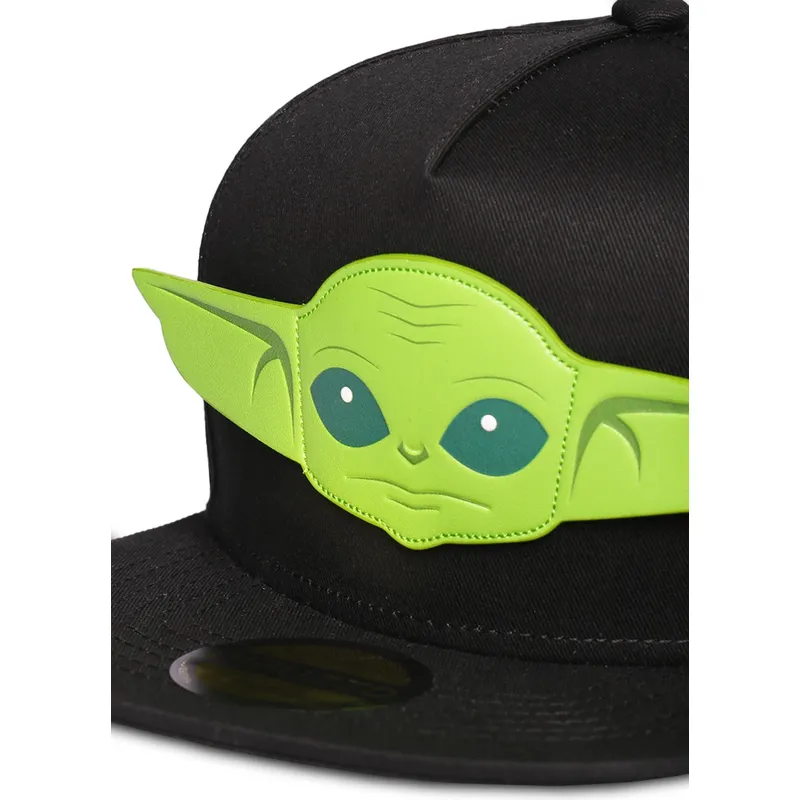 lippikset-littea-musta-snapback-lapsille-baby-yoda-the-mandalorian-difuzed