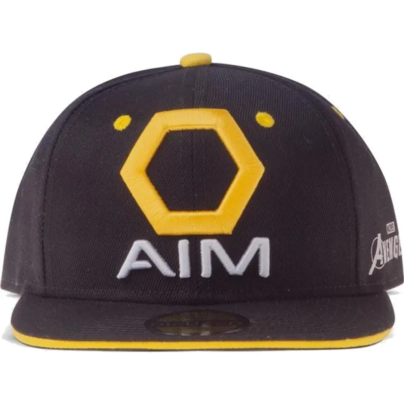 lippikset-littea-musta-snapback-aim-avengers-difuzed