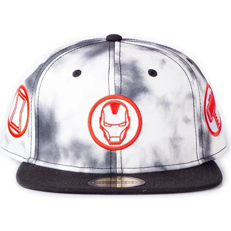 lippikset-littea-valkoinen-snapback-tye-dye-badge-difuzed