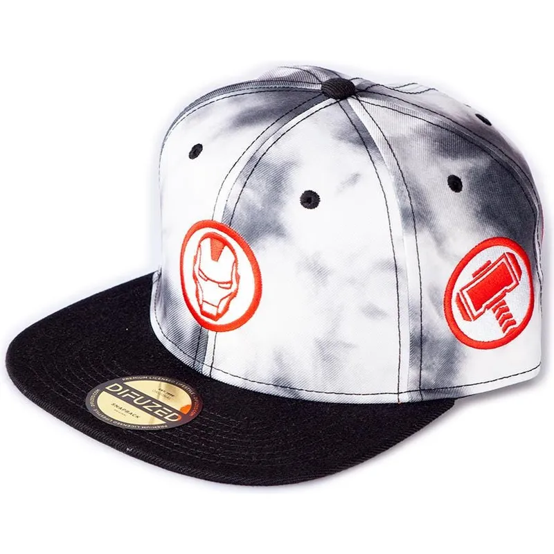 lippikset-littea-valkoinen-snapback-tye-dye-badge-difuzed