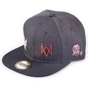 lippikset-littea-musta-snapback-vaquero-legion-difuzed
