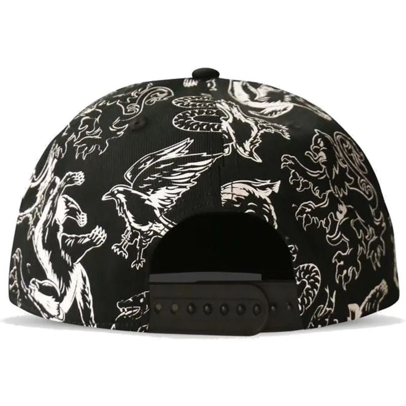 lippikset-littea-musta-snapback-3d-embroidery-difuzed