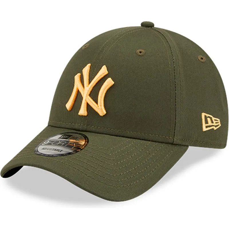 lippikset-kaareva-vihrea-saadettava-nauha-9forty-league-essential-new-york-yankees-mlb-new-era