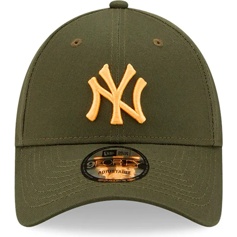 lippikset-kaareva-vihrea-saadettava-nauha-9forty-league-essential-new-york-yankees-mlb-new-era