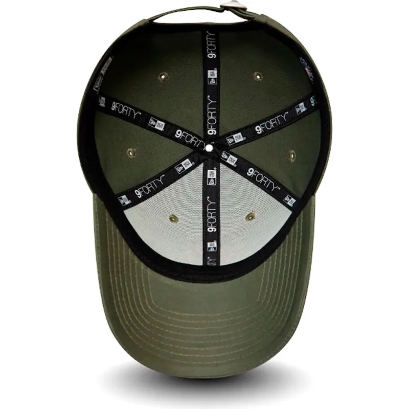 lippikset-kaareva-vihrea-saadettava-nauha-9forty-league-essential-new-york-yankees-mlb-new-era