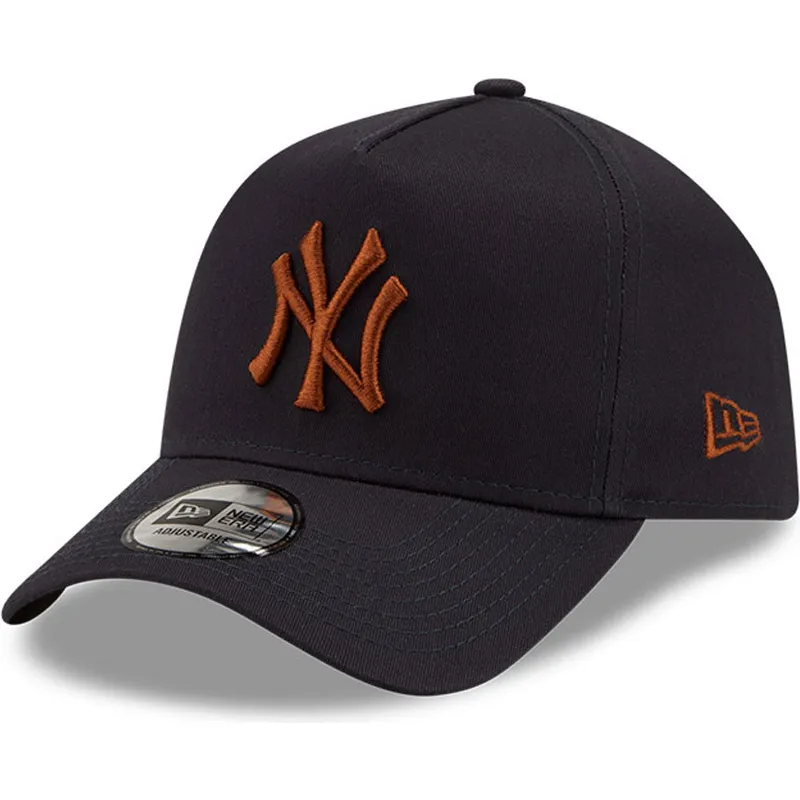 lippikset-kaareva-laivastonsininen-snapback-9forty-e-frame-new-york-yankees-mlb-new-era