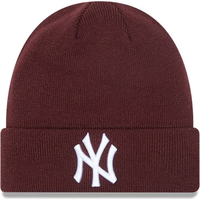 lakit-punainen-cuff-beanie-league-essential-new-york-yankees-mlb-new-era