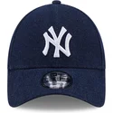 lippikset-kaareva-laivastonsininen-saadettava-nauha-9forty-denim-new-york-yankees-mlb-new-era