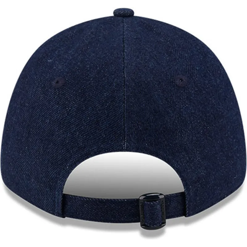 lippikset-kaareva-laivastonsininen-saadettava-nauha-9forty-denim-new-york-yankees-mlb-new-era