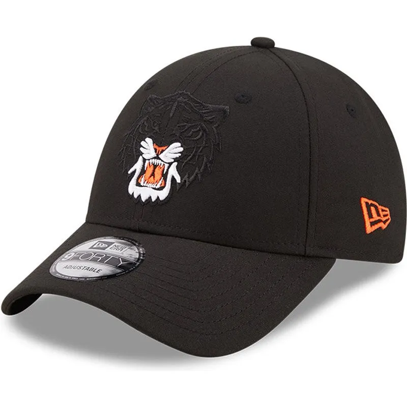 lippikset-kaareva-musta-snapback-9forty-elemental-detroit-tigers-mlb-new-era