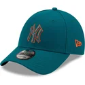 lippikset-kaareva-sininen-saadettava-nauha-9forty-pop-outline-new-york-yankees-mlb-new-era
