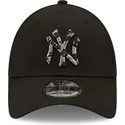 lippikset-kaareva-musta-saadettava-nauha-9forty-camo-infill-new-york-yankees-mlb-new-era