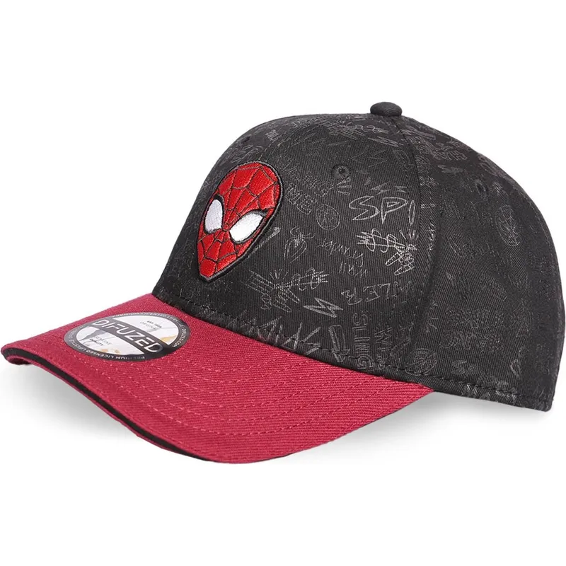lippikset-kaareva-musta-snapback-lapsille-difuzed