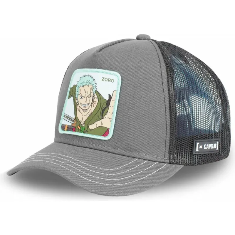 cap-kaareva-gray-snapback-roronoa-zoro-one-piece-capslab