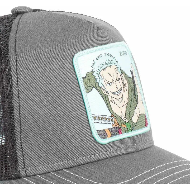 cap-kaareva-gray-snapback-roronoa-zoro-one-piece-capslab