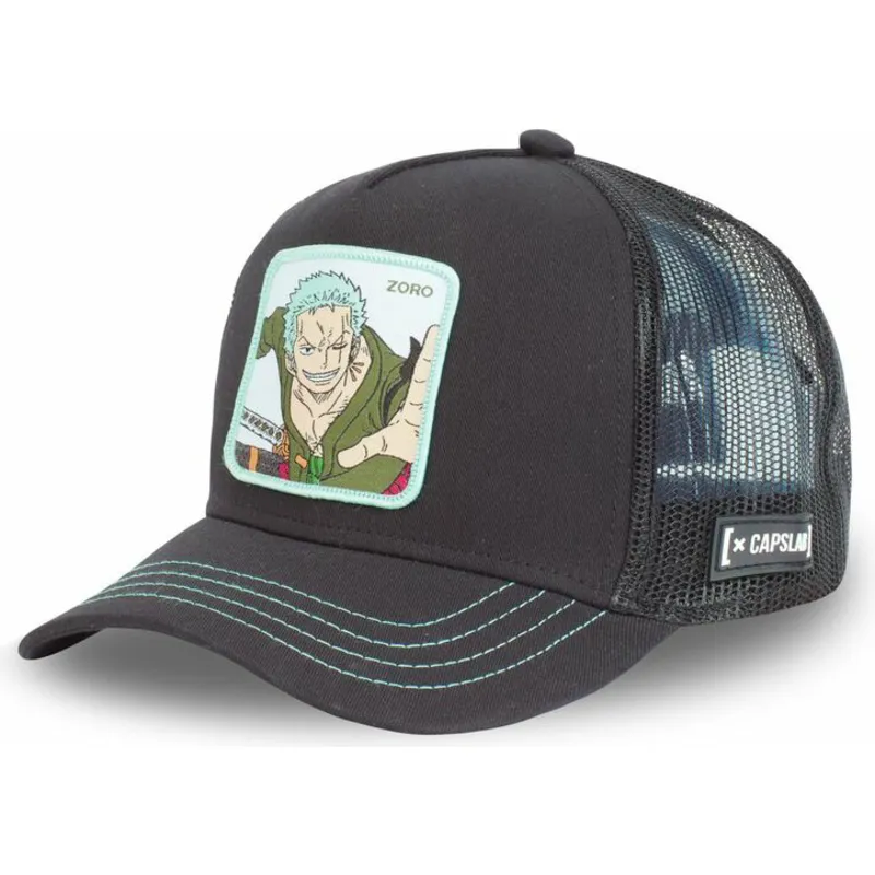 lippikset-kaareva-rekka-musta-snapback-zor2-roronoa-zoro-one-piece-capslab lippikset-kaareva-rekka-musta-snapback-zor2-roronoa-zoro-one-piece-capslab