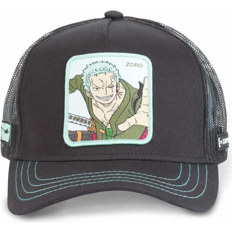 lippikset-kaareva-rekka-musta-snapback-zor2-roronoa-zoro-one-piece-capslab lippikset-kaareva-rekka-musta-snapback-zor2-roronoa-zoro-one-piece-capslab