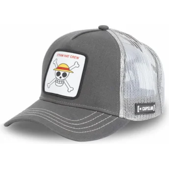 Lippikset kaareva rekka harmaa snapback SKU1 Olkihattujen merirosvojengi One Piece Capslab
