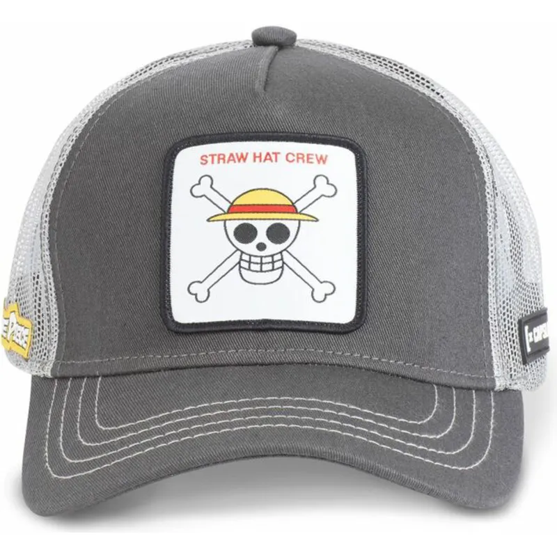 lippikset-kaareva-rekka-harmaa-snapback-sku1-olkihattujen-merirosvojengi-one-piece-capslab