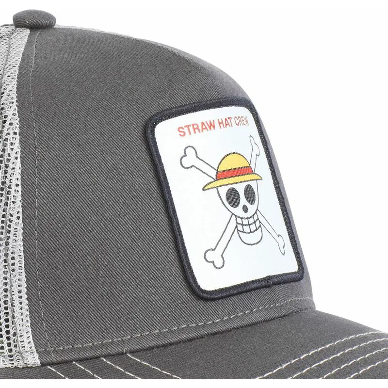 lippikset-kaareva-rekka-harmaa-snapback-sku1-olkihattujen-merirosvojengi-one-piece-capslab