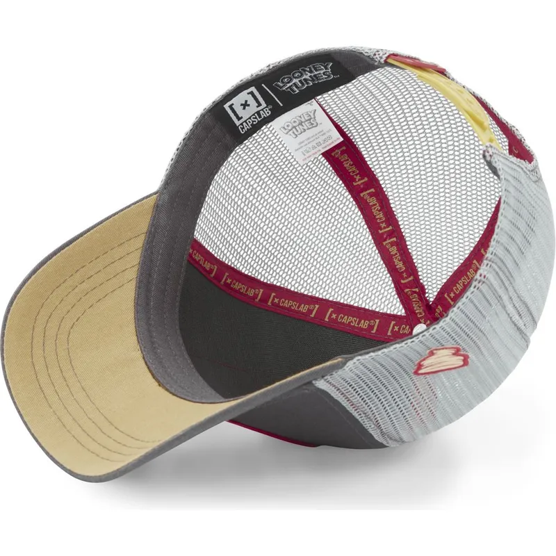 lippikset-kaareva-rekka-harmaa-snapback-tasmanian-piru-looney-tunes-capslab