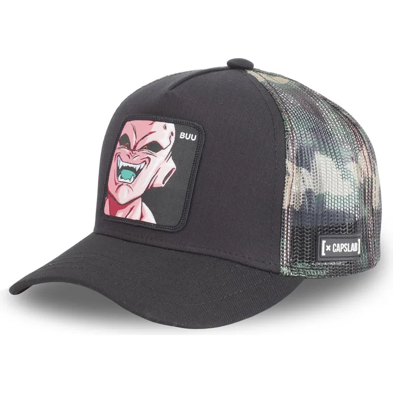 lippikset-kaareva-rekka-musta-snapback-dbz5-buu2c-kid-buu-dragon-ball-capslab