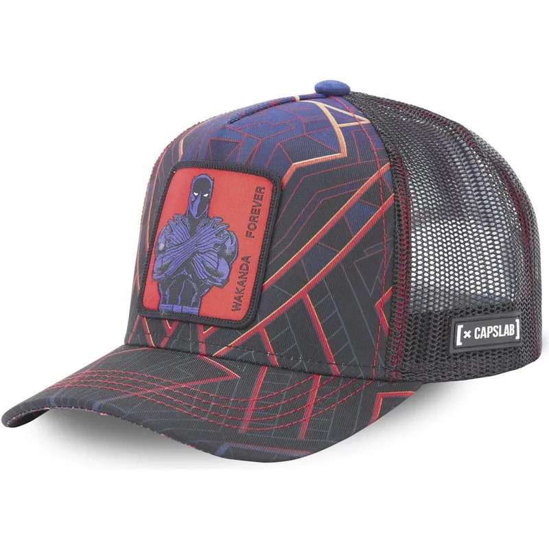 lippikset-kaareva-rekka-laivastonsininen-snapback-pan1-wakanda-forever-black-panther-marvel-comics-capslab lippikset-kaareva-rekka-laivastonsininen-snapback-pan1-wakanda-forever-black-panther-marvel-comics-capslab