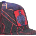 lippikset-kaareva-rekka-laivastonsininen-snapback-pan1-wakanda-forever-black-panther-marvel-comics-capslab