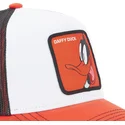 lippikset-kaareva-rekka-valkoinen-snapback-loo5-daf1-tupu-ankka-looney-tunes-capslab