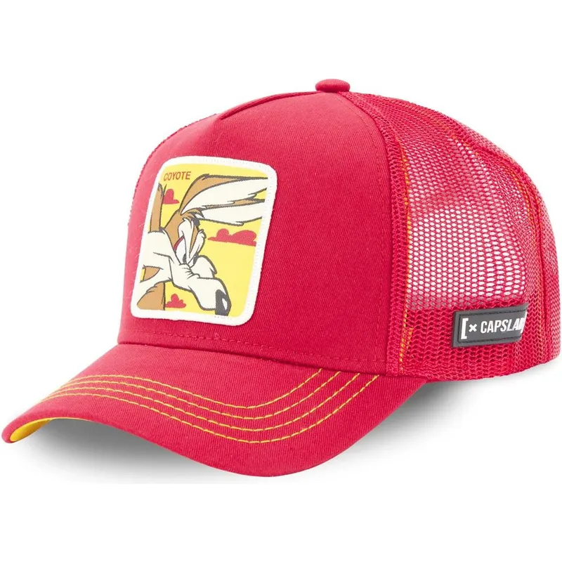 lippikset-kaareva-rekka-punainen-snapback-loo5-coy1-kojootti-looney-tunes-capslab