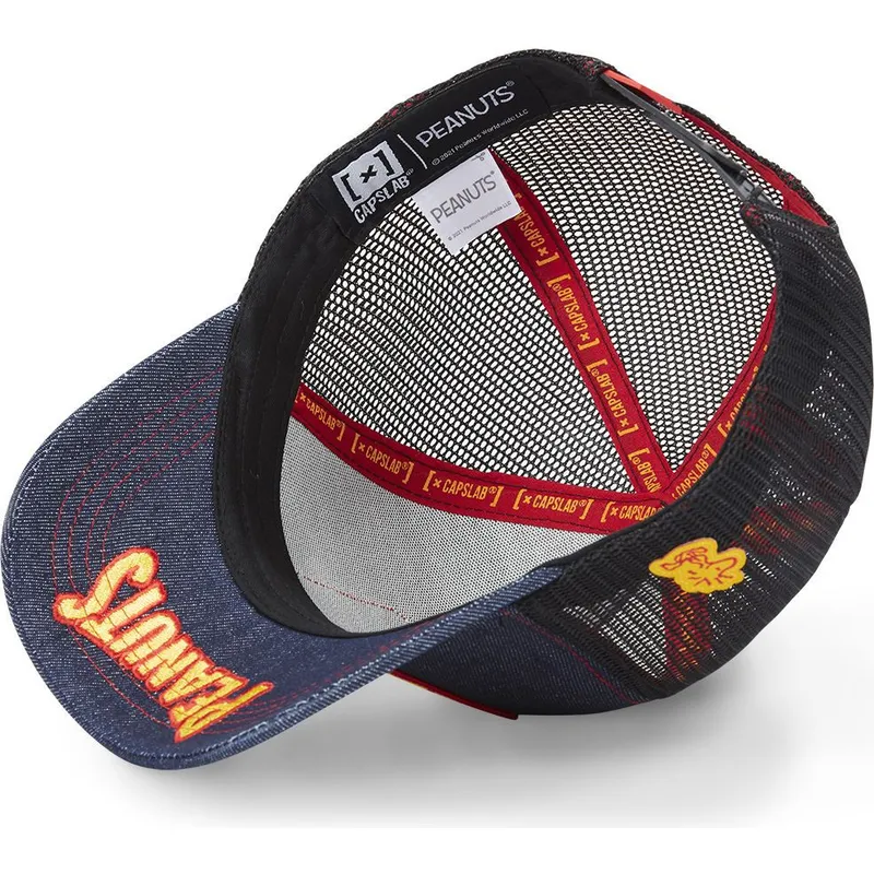 lippikset-kaareva-rekka-laivastonsininen-snapback-pea-sam-denim-snoopy-tenavat-capslab