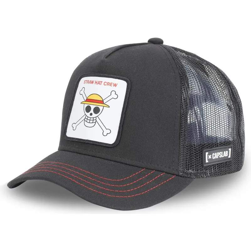 cap-kaareva-black-snapback-straw-hat-pirates-one-piece-capslab cap-kaareva-black-snapback-straw-hat-pirates-one-piece-capslab