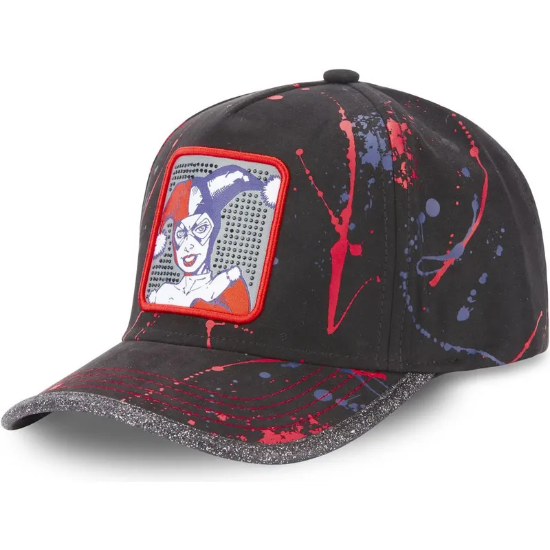 lippikset-kaareva-musta-saadettava-nauha-tag-har-harley-quinn-dc-comics-capslab lippikset-kaareva-musta-saadettava-nauha-tag-har-harley-quinn-dc-comics-capslab