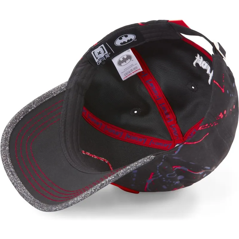 lippikset-kaareva-musta-saadettava-nauha-tag-har-harley-quinn-dc-comics-capslab lippikset-kaareva-musta-saadettava-nauha-tag-har-harley-quinn-dc-comics-capslab
