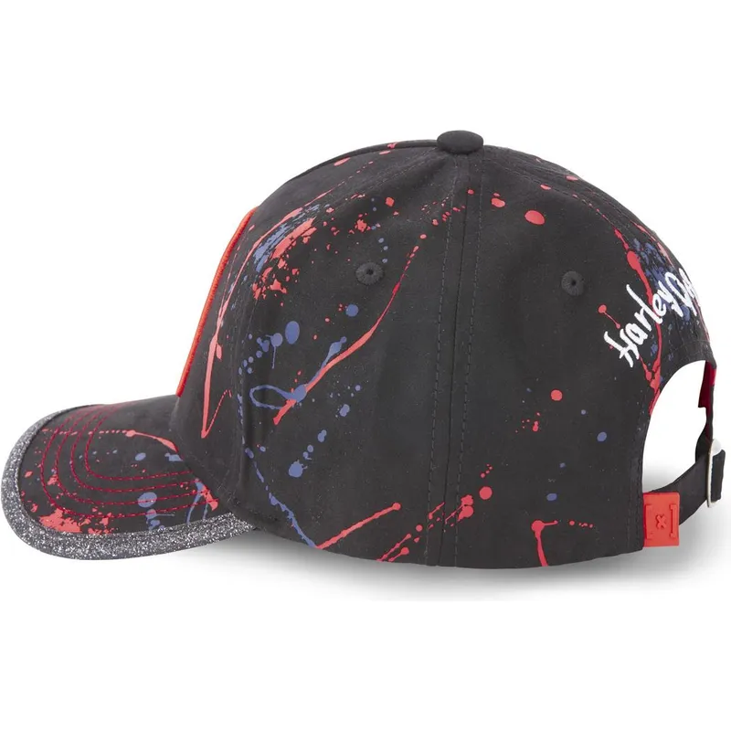 lippikset-kaareva-musta-saadettava-nauha-tag-har-harley-quinn-dc-comics-capslab lippikset-kaareva-musta-saadettava-nauha-tag-har-harley-quinn-dc-comics-capslab