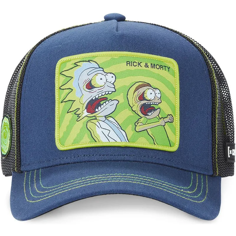 lippikset-kaareva-rekka-laivastonsininen-snapback-psy1-rick-ja-morty-capslab