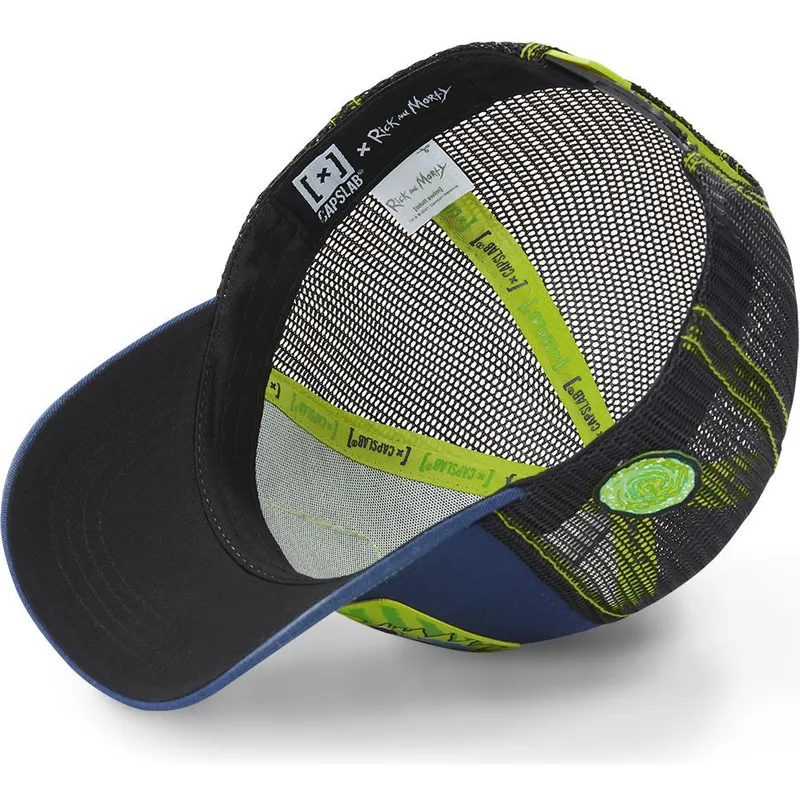lippikset-kaareva-rekka-laivastonsininen-snapback-psy1-rick-ja-morty-capslab