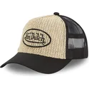 lippikset-kaareva-rekka-ruskea-snapback-paille-von-dutch