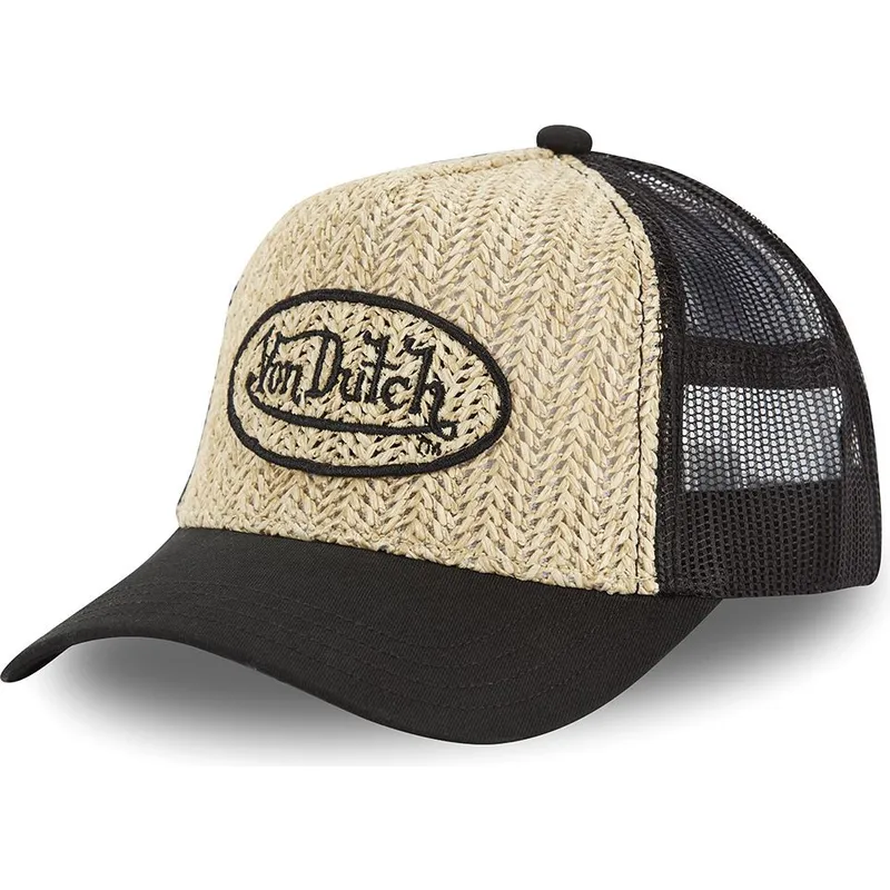 lippikset-kaareva-rekka-ruskea-snapback-paille-von-dutch