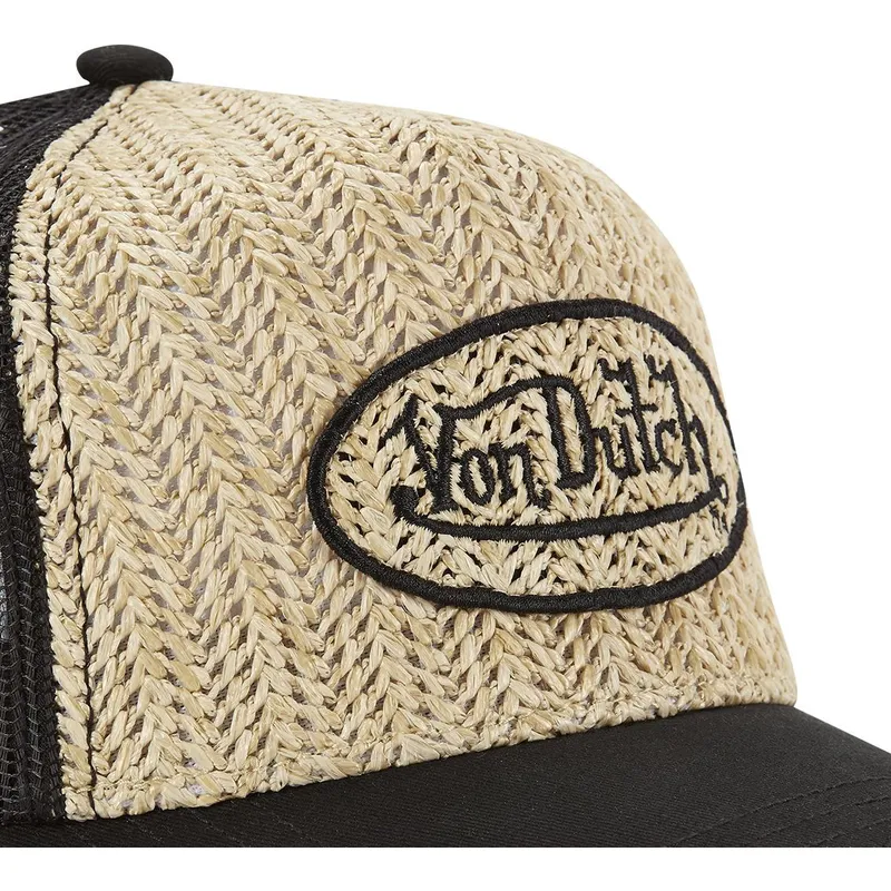 lippikset-kaareva-rekka-ruskea-snapback-paille-von-dutch