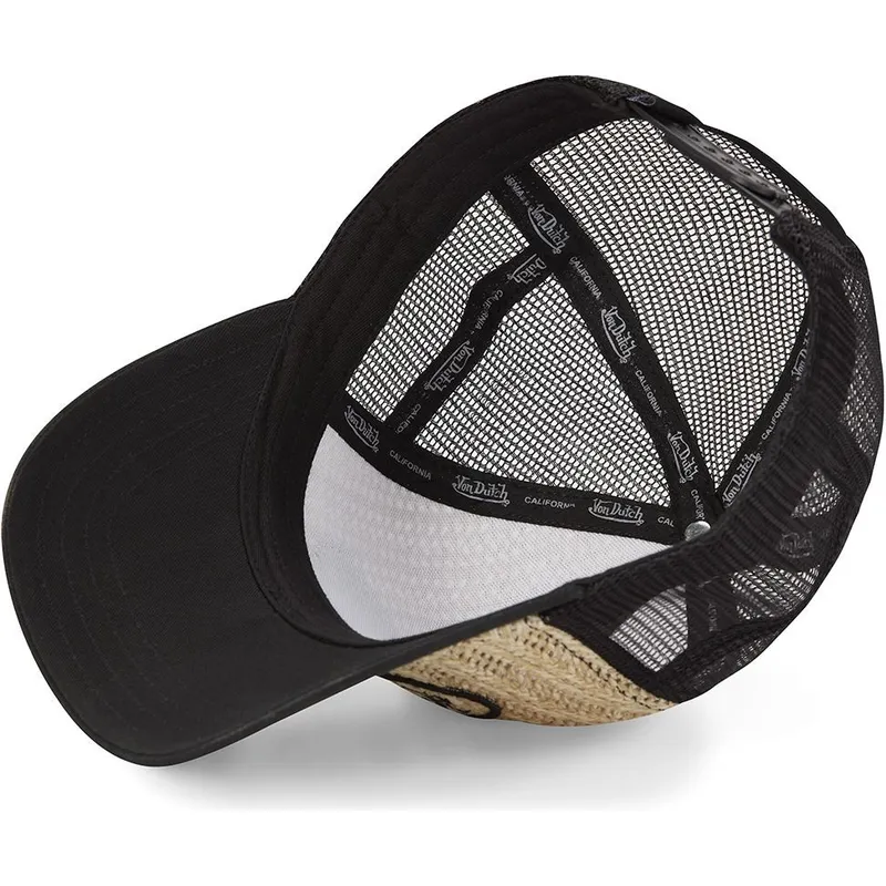 lippikset-kaareva-rekka-ruskea-snapback-paille-von-dutch