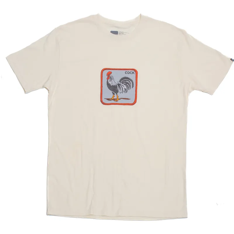 t-paidat-lyhythihainen-beige-cock-clucker-the-farm-goorin-bros