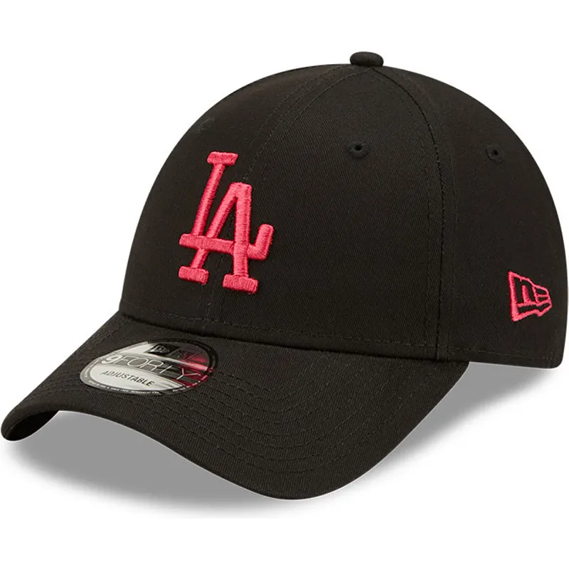 lippikset-kaareva-musta-saadettava-nauha-rosa-9forty-league-essential-los-angeles-dodgers-mlb-new-era lippikset-kaareva-musta-saadettava-nauha-rosa-9forty-league-essential-los-angeles-dodgers-mlb-new-era