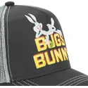 lippikset-kaareva-rekka-harmaa-snapback-loo5-bun1-vaiski-vull-looney-tunes-capslab
