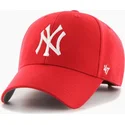 lippikset-kaareva-punainen-snapback-mvp-new-york-yankees-mlb-47-brand