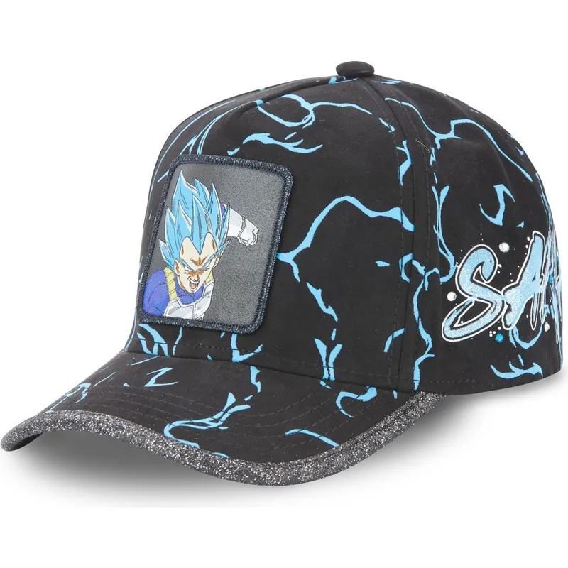 lippikset-kaareva-musta-saadettava-nauha-super-saiyan-blue-tag-veg1-vegeta-dragon-ball-capslab
