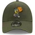 lippikset-kaareva-vihrea-saadettava-nauha-9forty-character-sports-piolin-looney-tunes-new-era