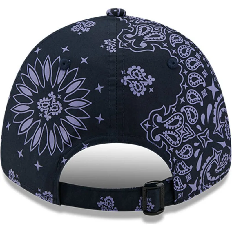 lippikset-kaareva-laivastonsininen-saadettava-nauha-9forty-paisley-print-new-york-yankees-mlb-new-era