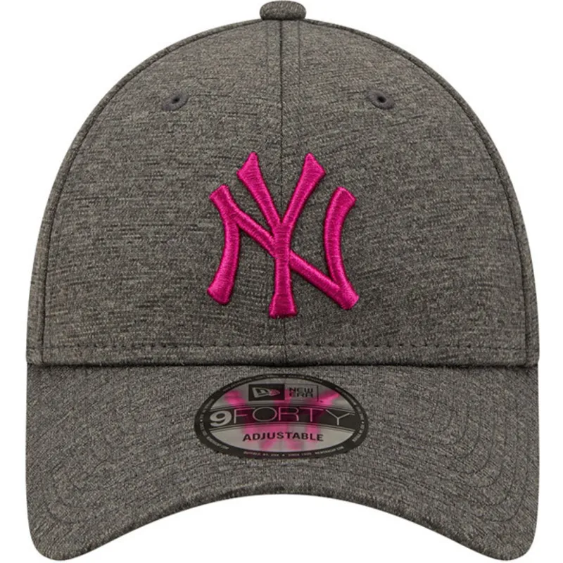 lippikset-kaareva-harmaa-saadettava-nauha-rosa-9forty-shadow-tech-new-york-yankees-mlb-new-era